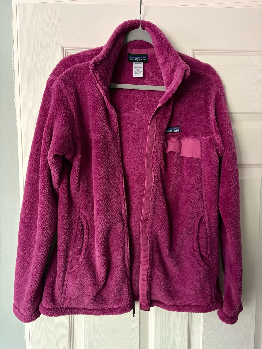 Patagonia Full-Zip Fleece Jacket - Raspberry - Picture 3 of 4